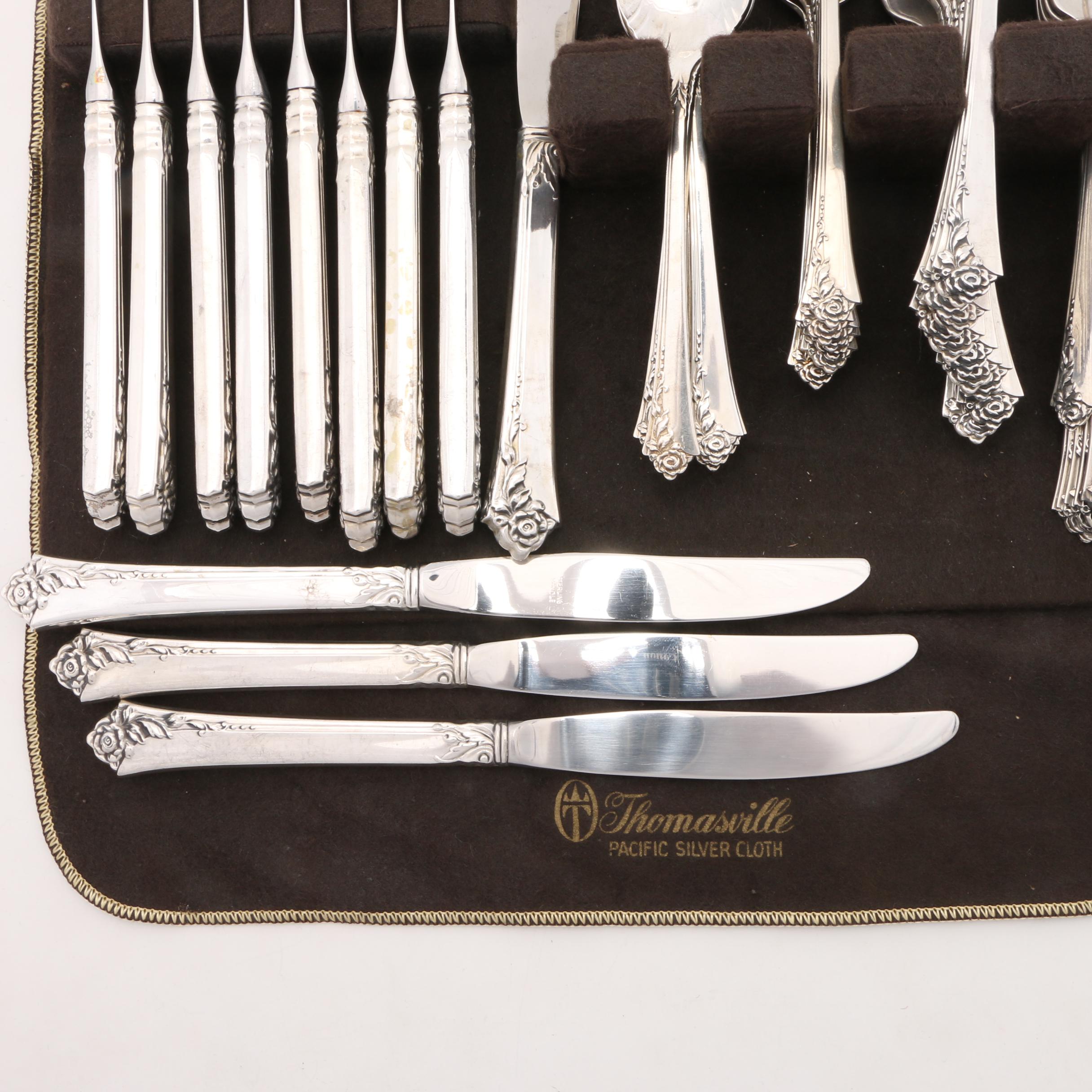 Oneida Heirloom "Damask Rose" Sterling Flatware