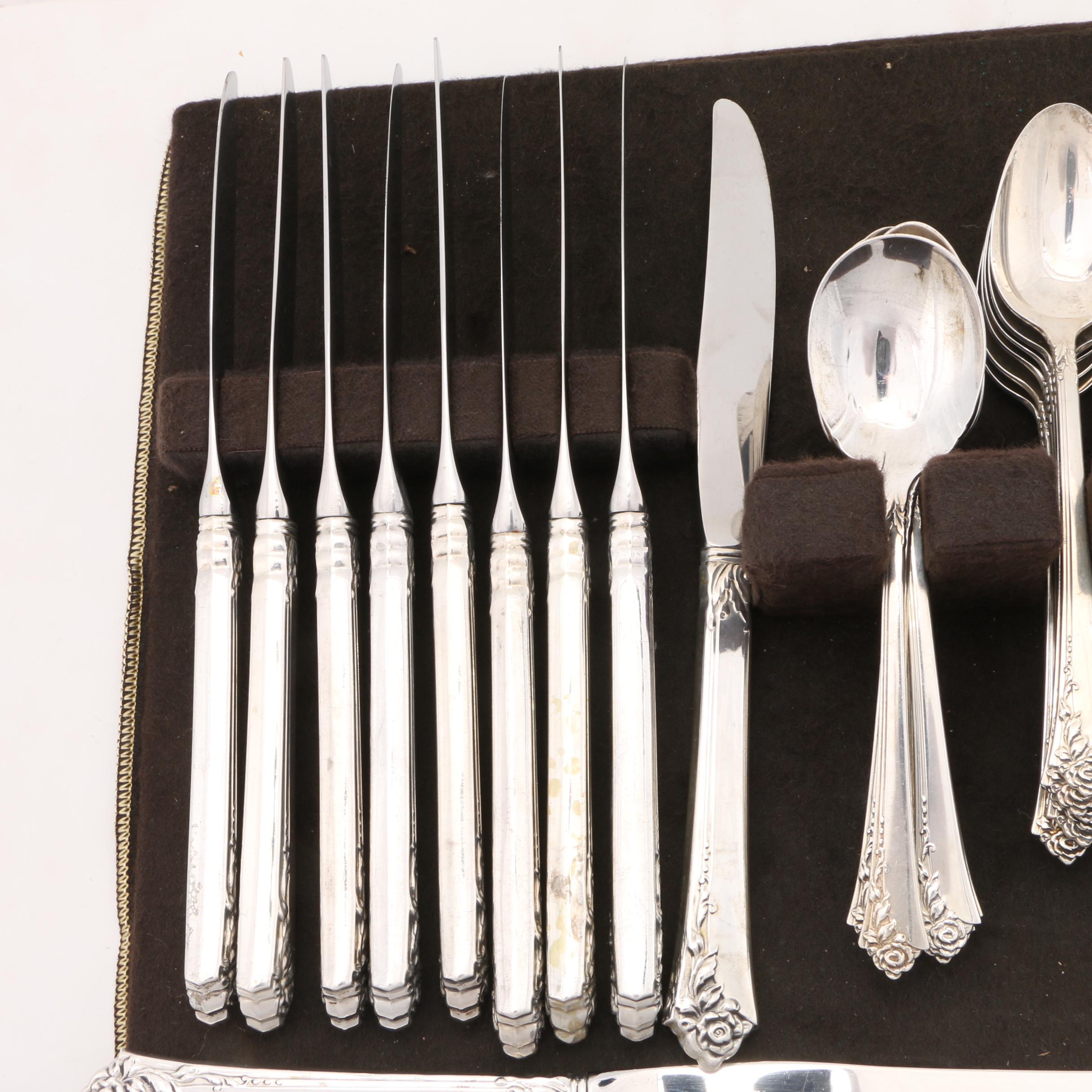 Oneida Heirloom "Damask Rose" Sterling Flatware