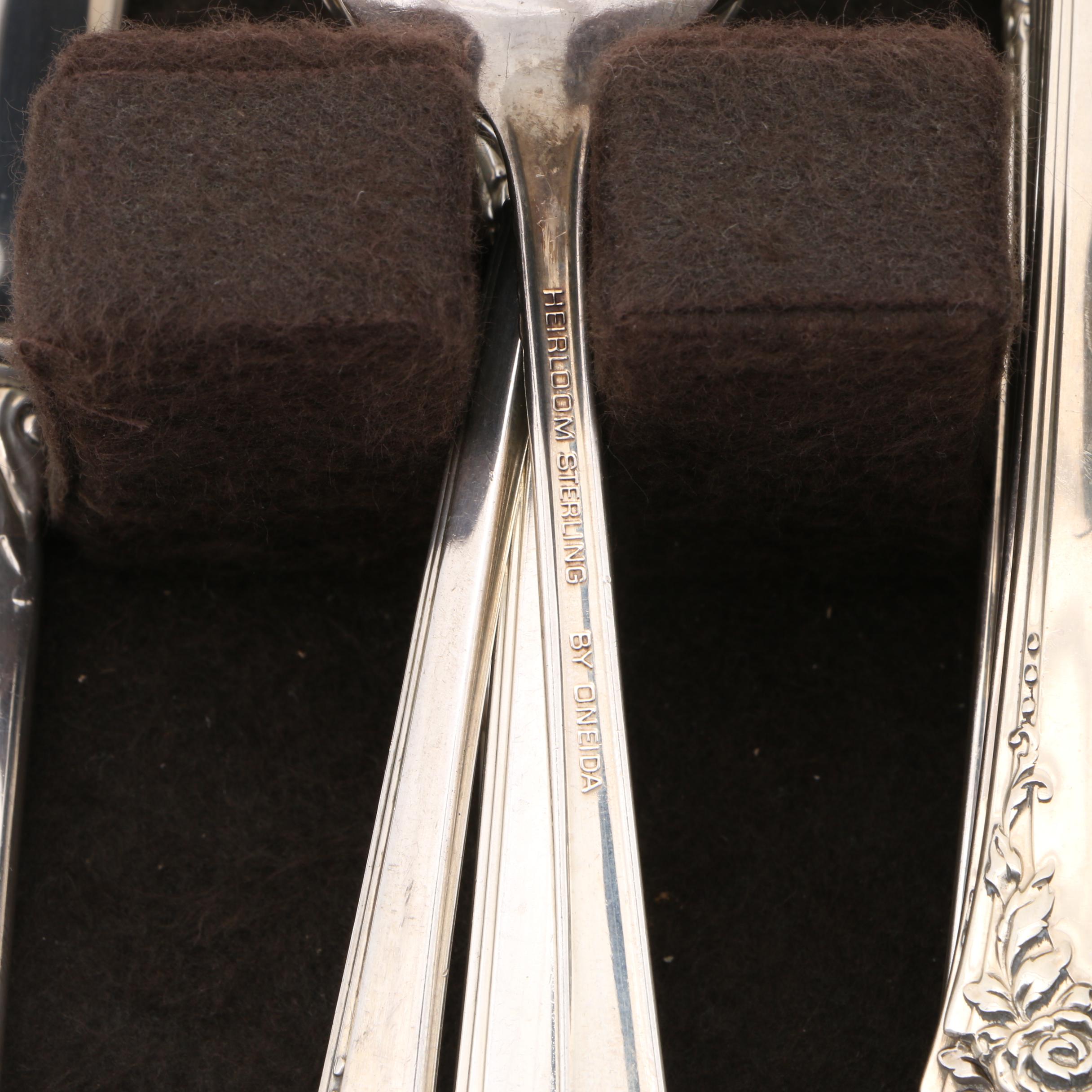 Oneida Heirloom "Damask Rose" Sterling Flatware