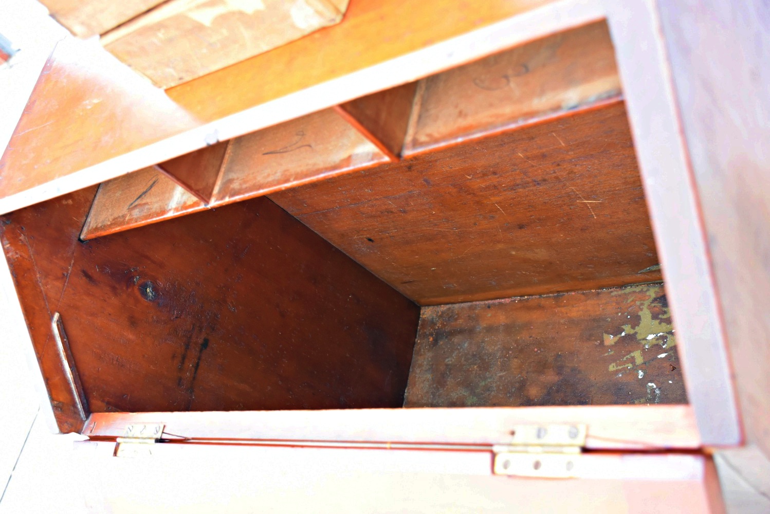 Late 18th/Early 19th Century  Kentucky Sugar Desk in Cherry
