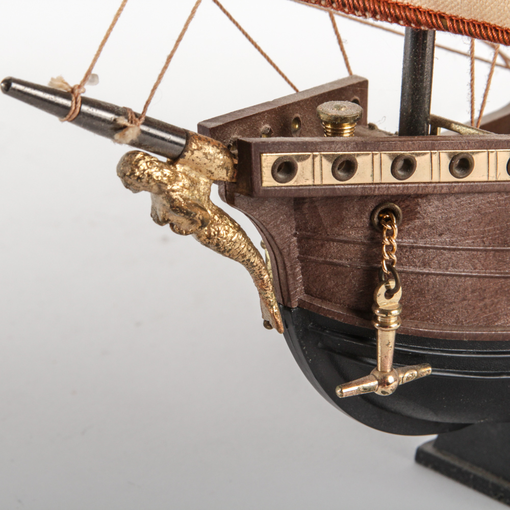 Decorative Model Ship and Windmill