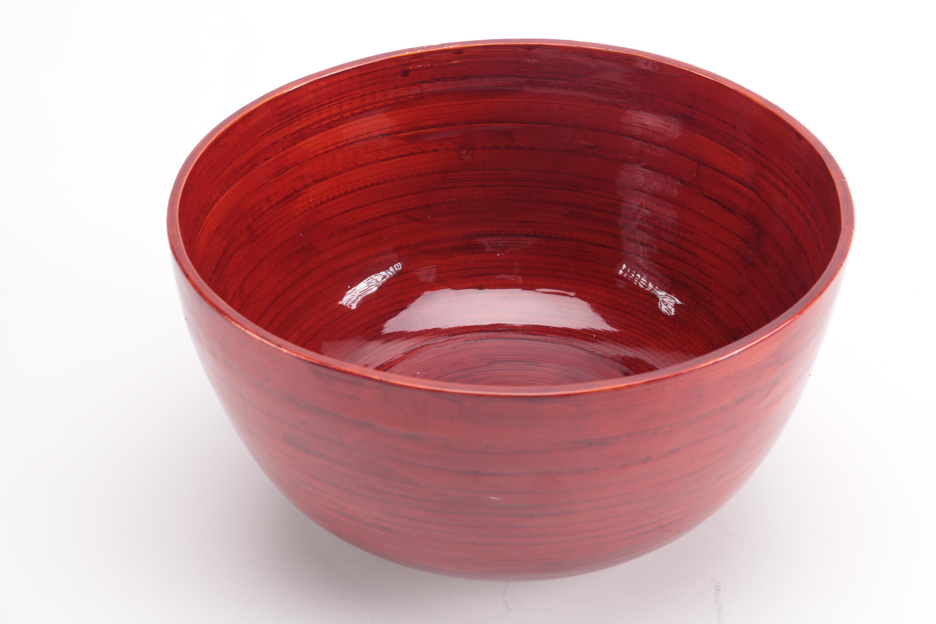 Vietnamese Made Wooden Bowl Set