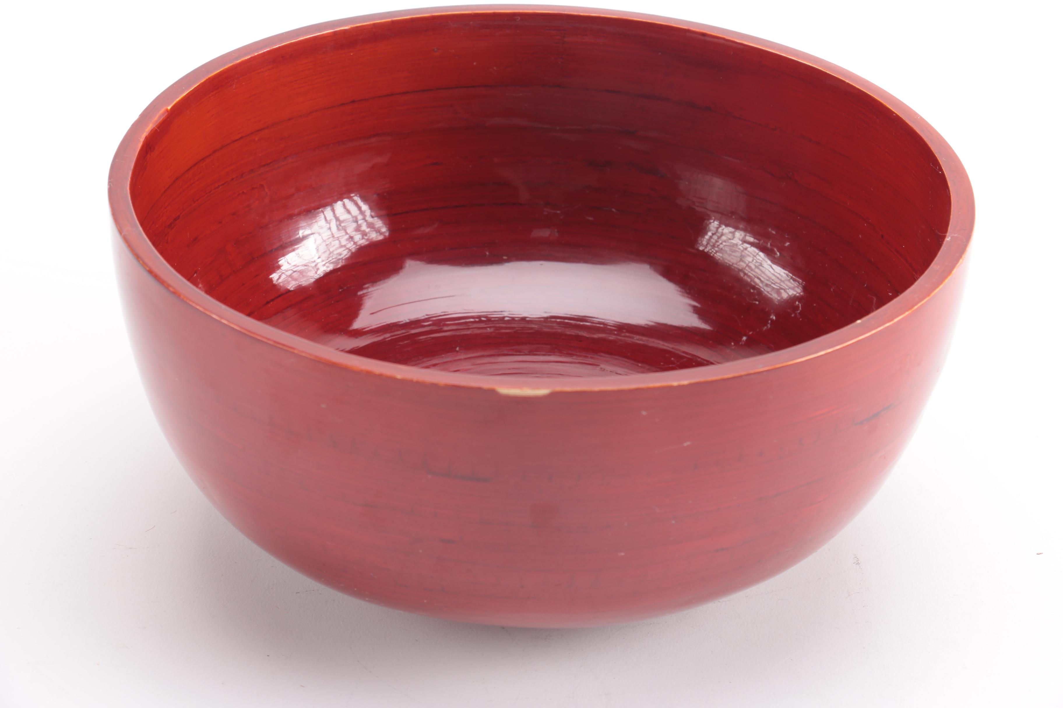 Vietnamese Made Wooden Bowl Set