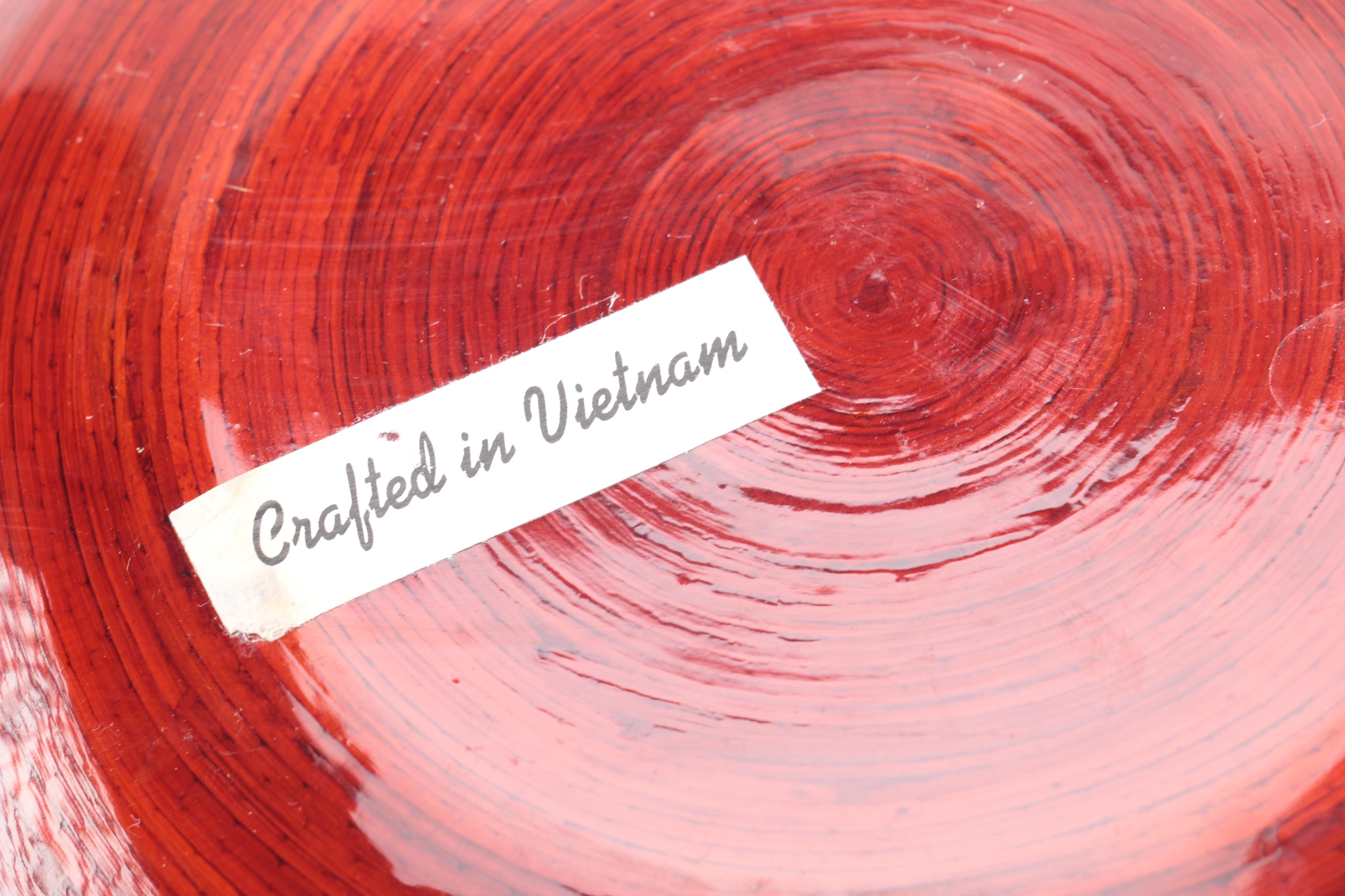 Vietnamese Made Wooden Bowl Set