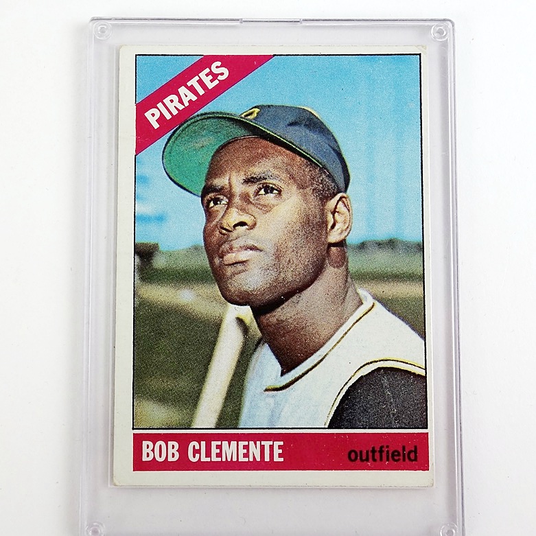 1966 Bob Clemente Topps Baseball Card