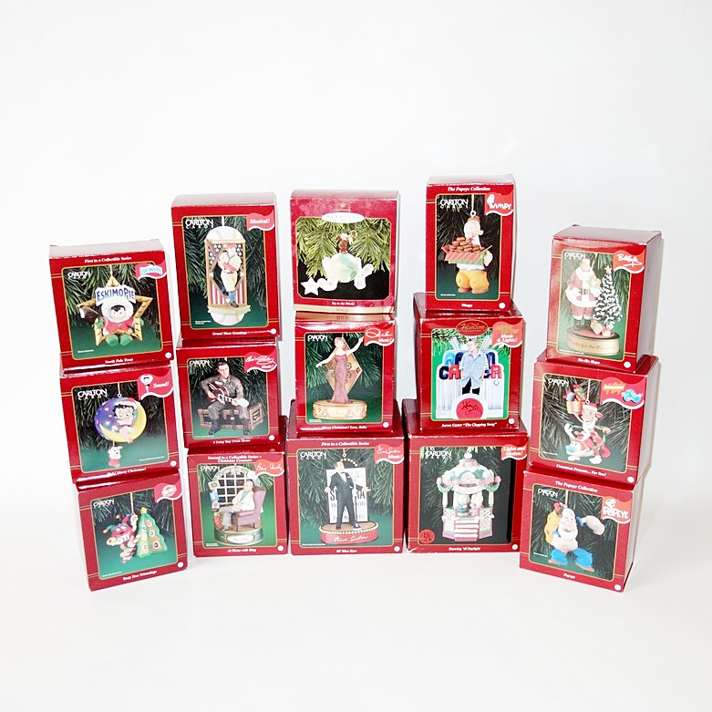 Vintage Carlton Cards Christmas Ornaments