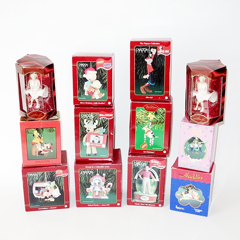 Vintage Carlton Cards Christmas Ornaments