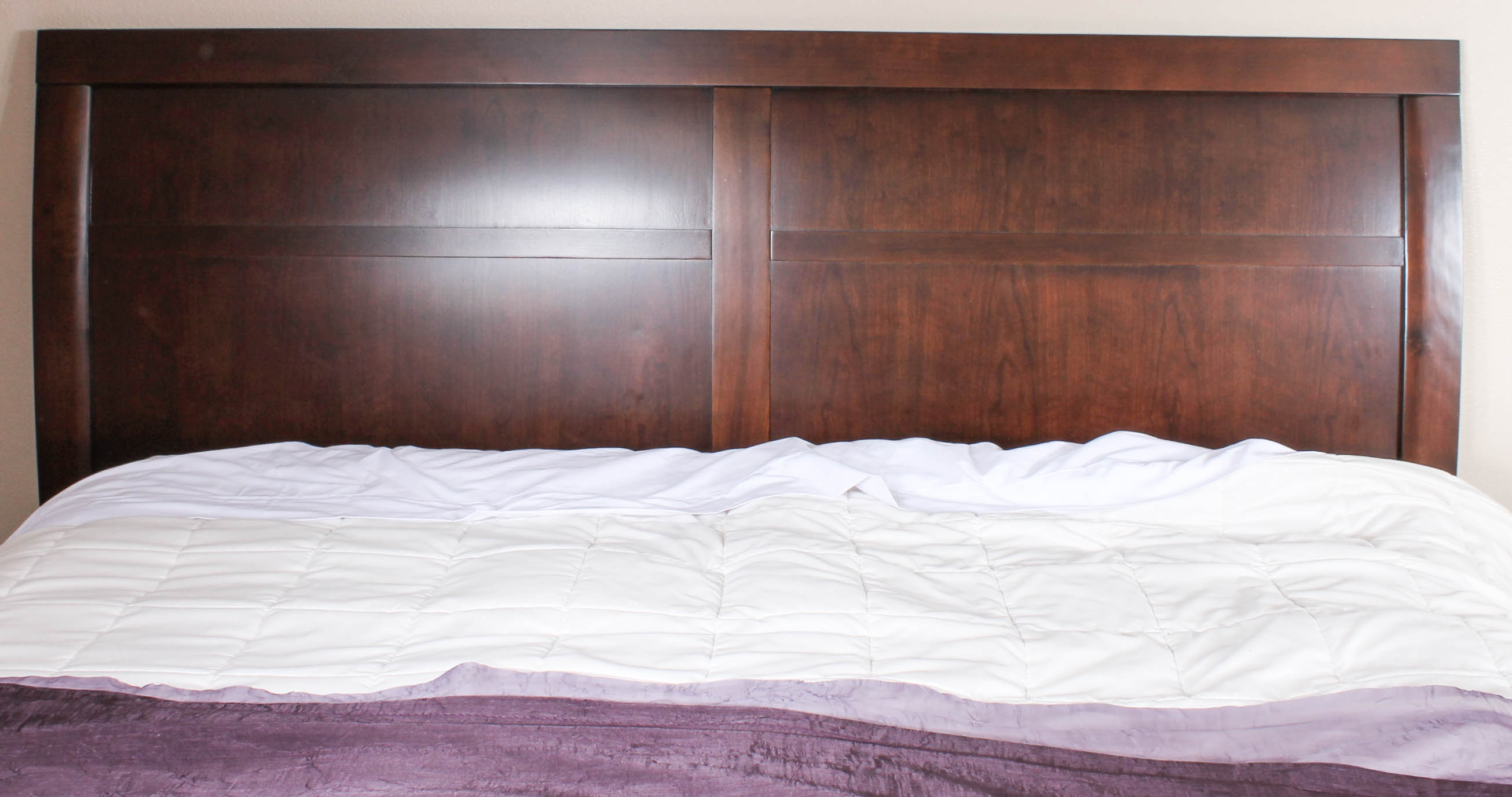 Cherry King-Size Platform Bed From Grant Park Collection