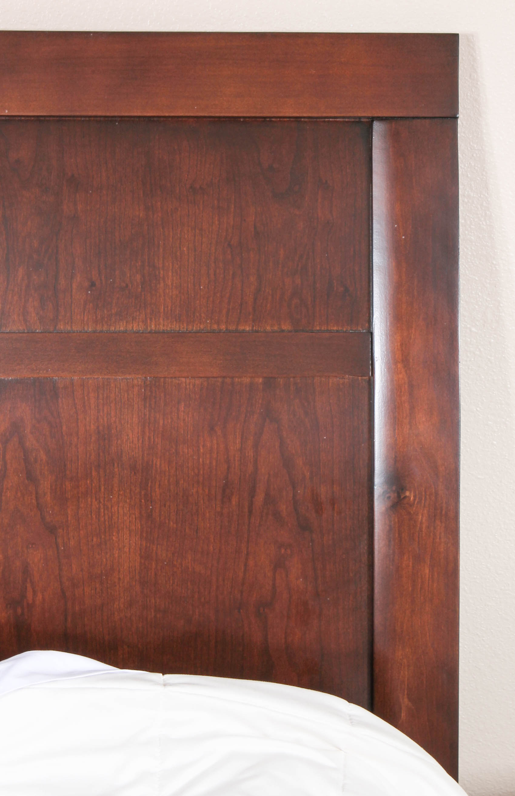 Cherry King-Size Platform Bed From Grant Park Collection