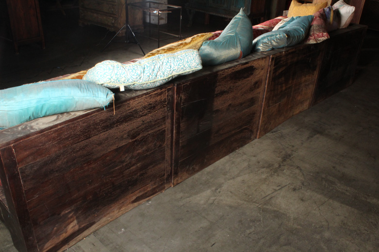 Teak Wood Outdoor Sectional Couch