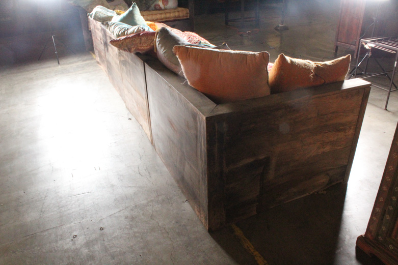 Teak Wood Outdoor Sectional Couch