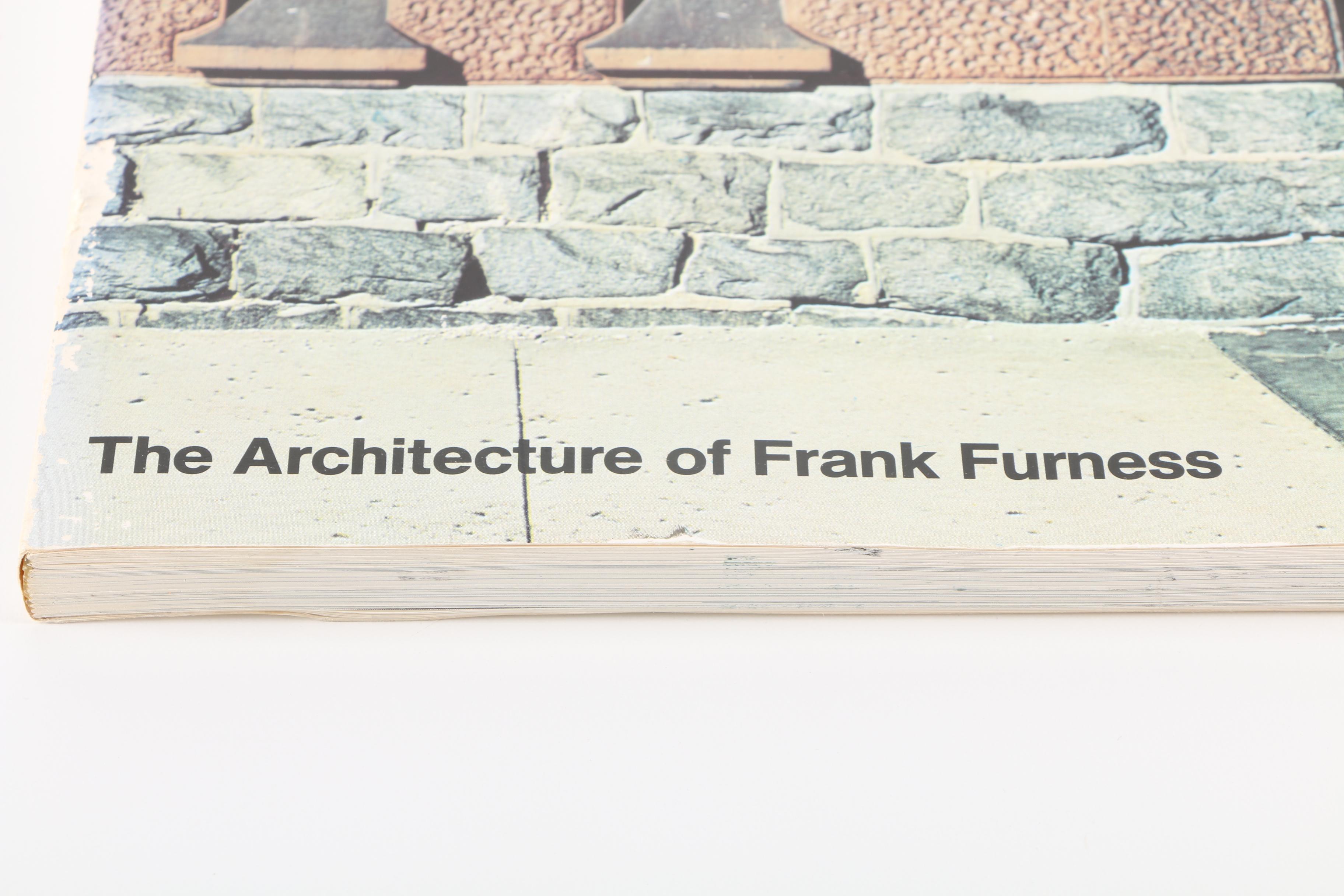 1974 "The Architecture of Frank Furness" Catalogue by James F. O'Gorman