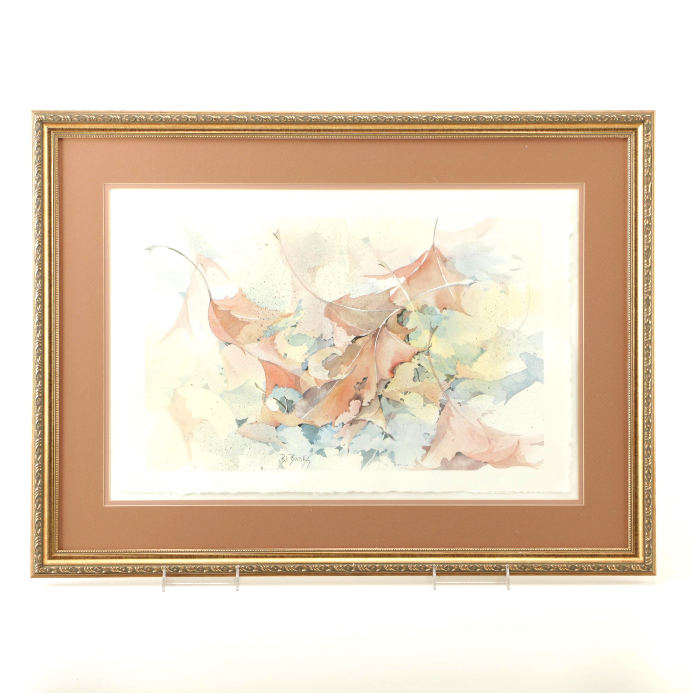 Pat Banks Watercolor Painting on Paper of Nature