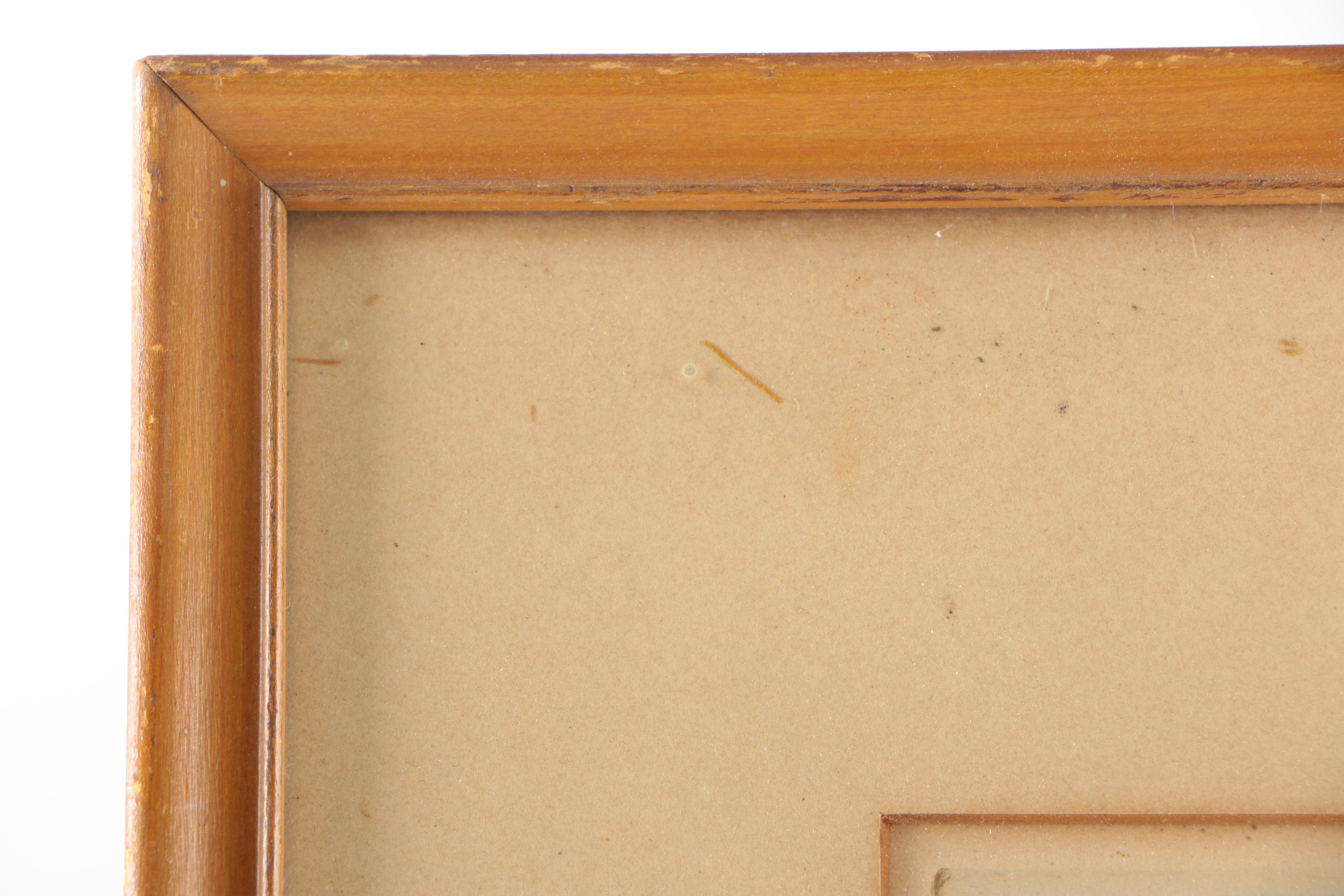 Brunet Mid-Century Etching on Paper "Beguinage in Bruges, Belgium"