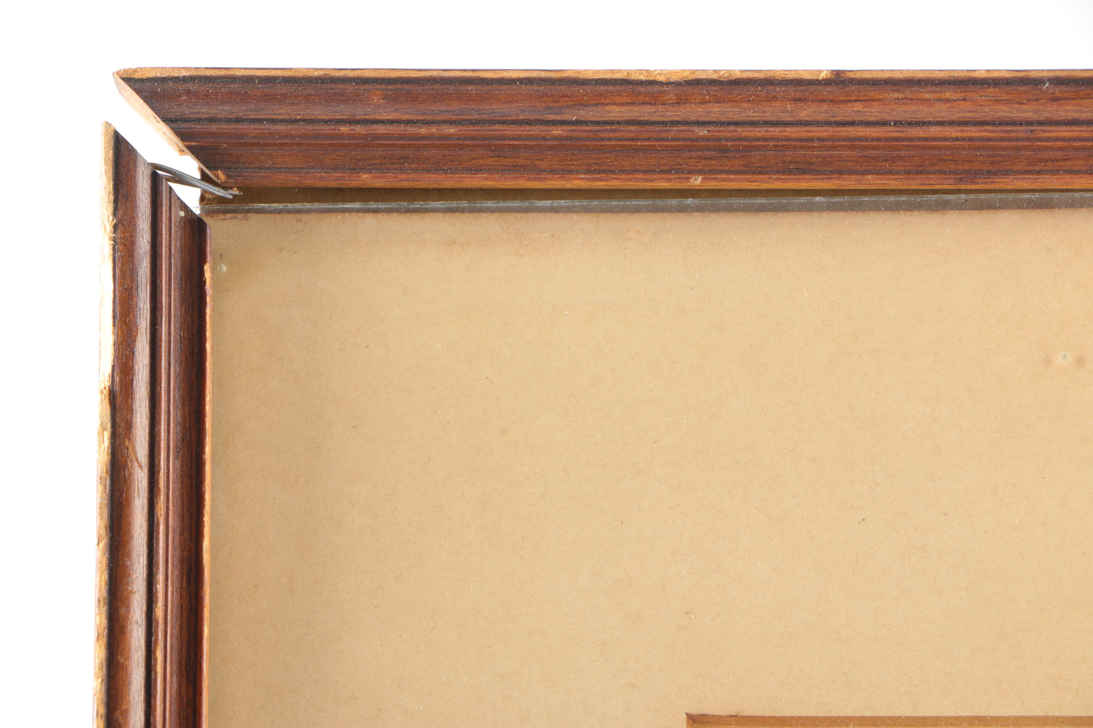 Hand Colored Aquatint of European Cityscape With Bridge