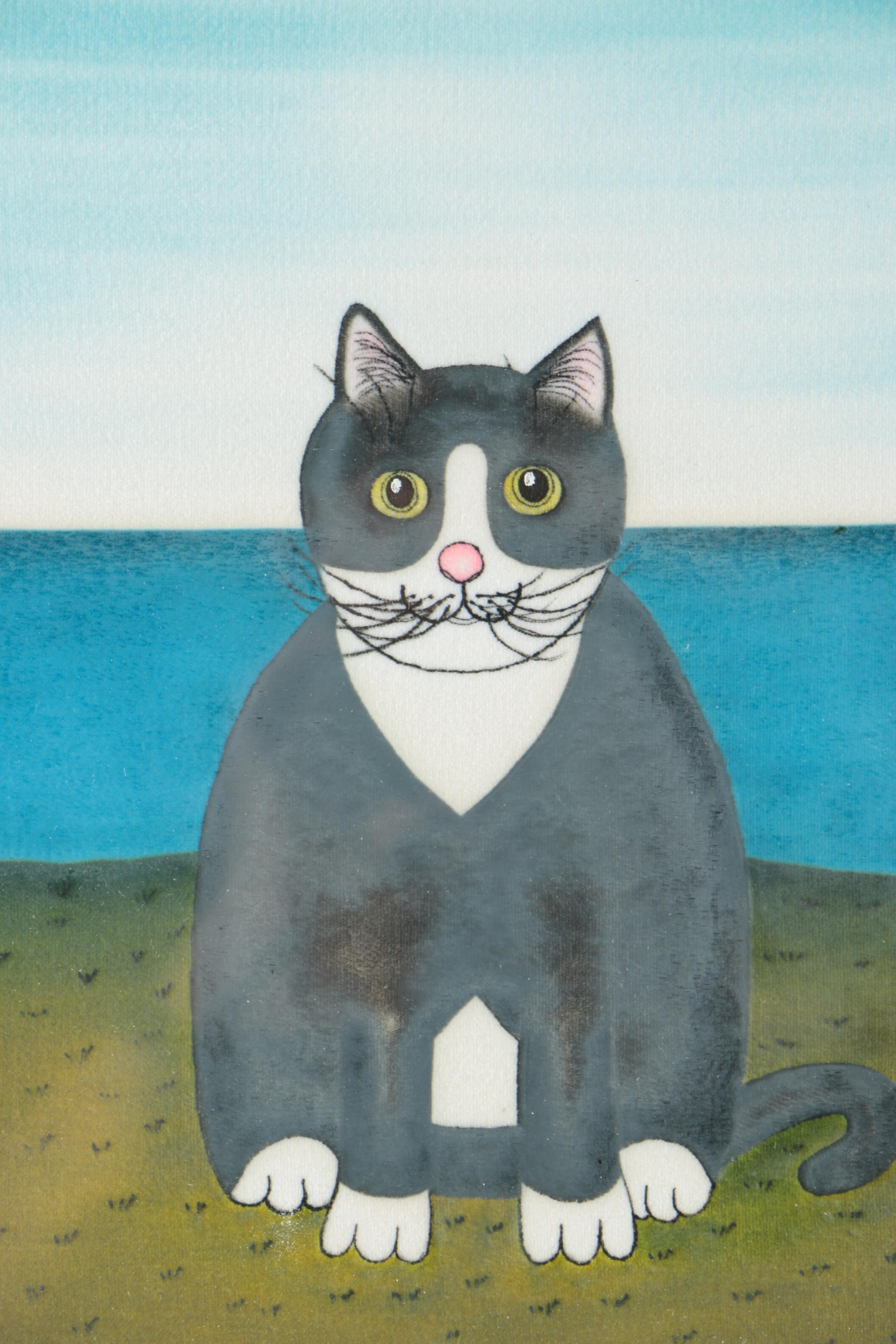 Petra Haas Original Theorem Painting "Harry At Sag Harbor"