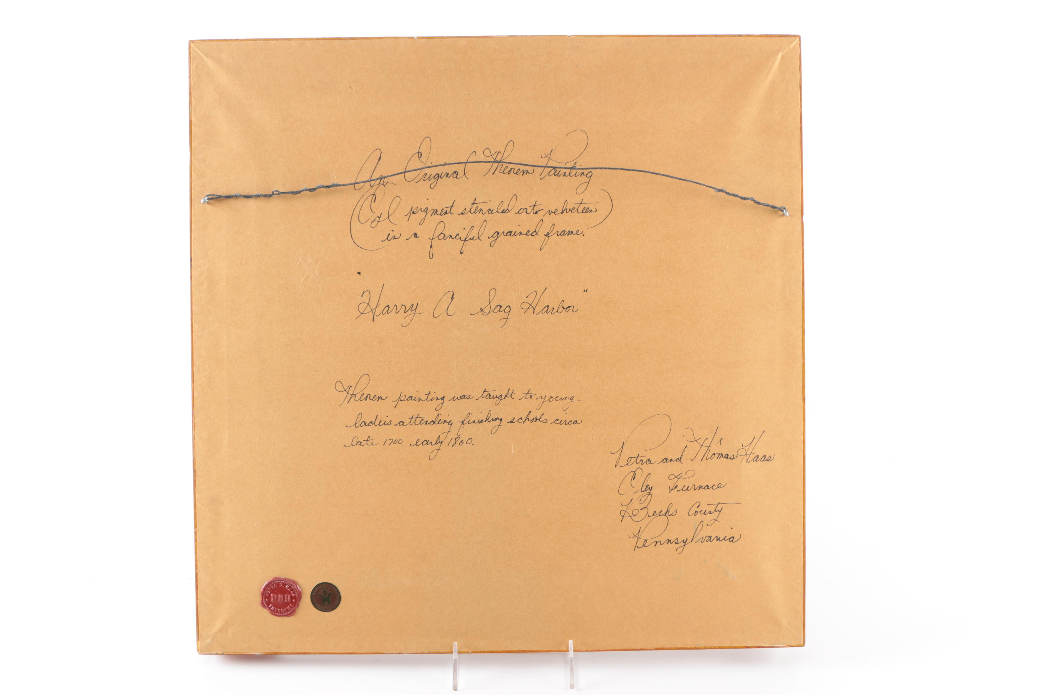 Petra Haas Original Theorem Painting "Harry At Sag Harbor"