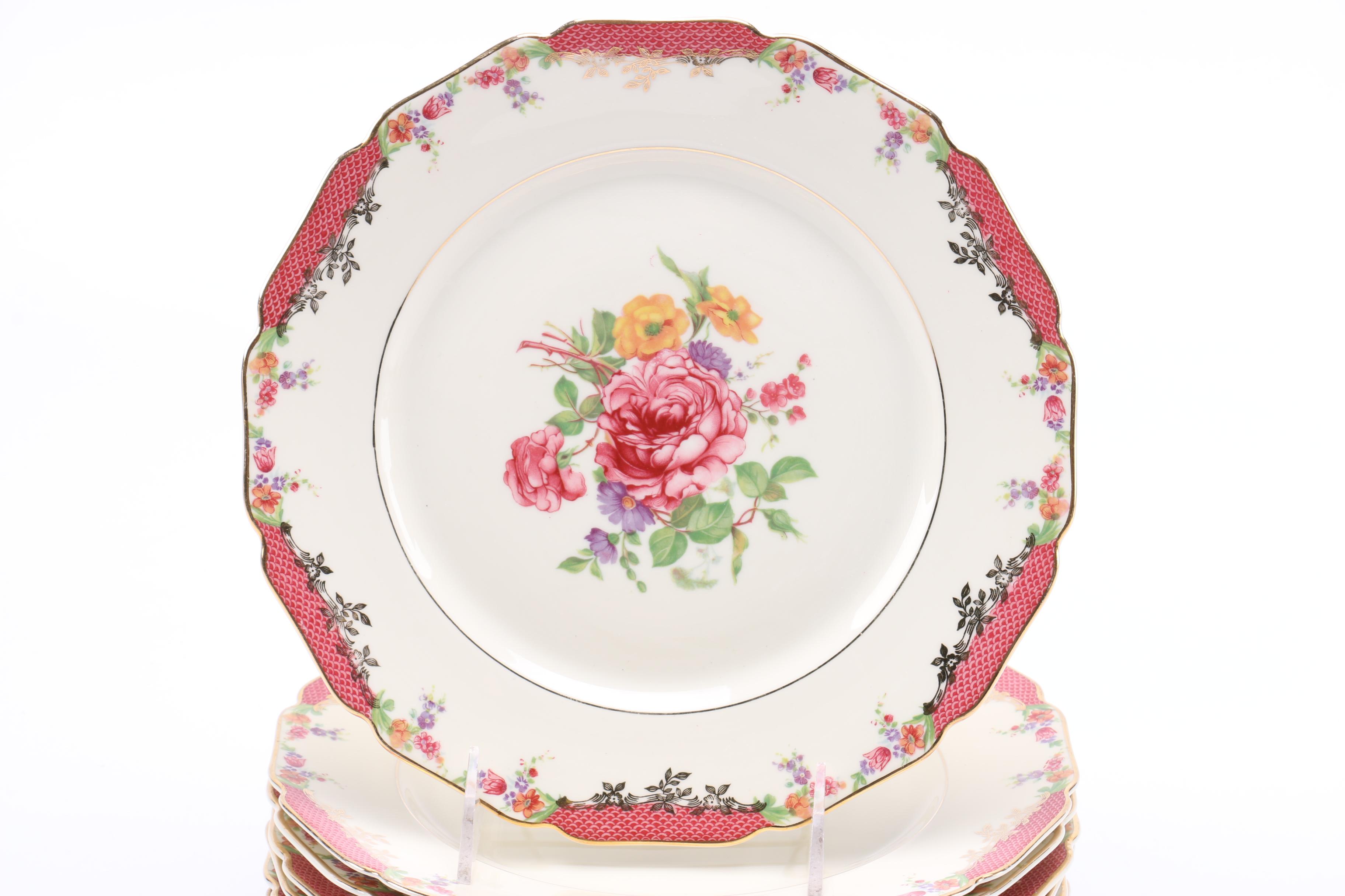 Continental Ivory "Kings Rose" Dishes