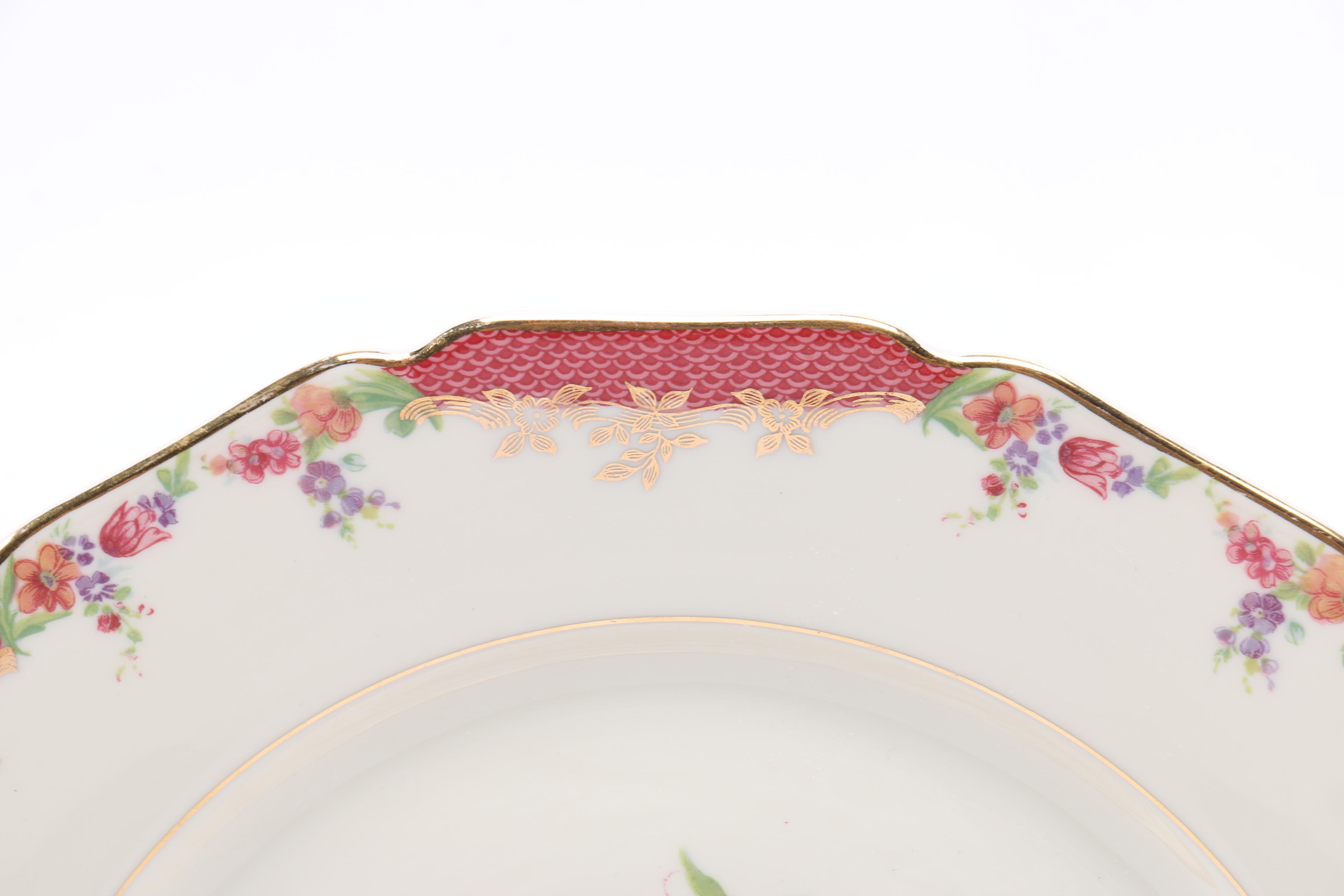 Continental Ivory "Kings Rose" Dishes