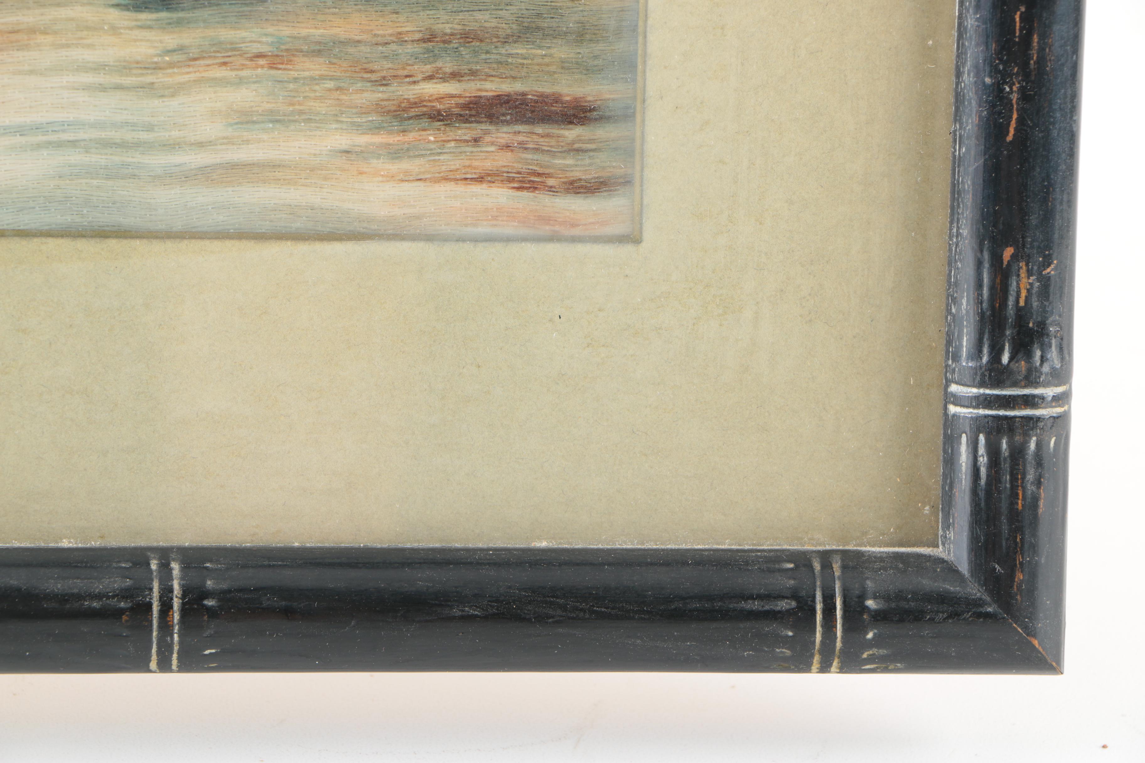 Japanese Inspired Embroidered Textile Landscapes