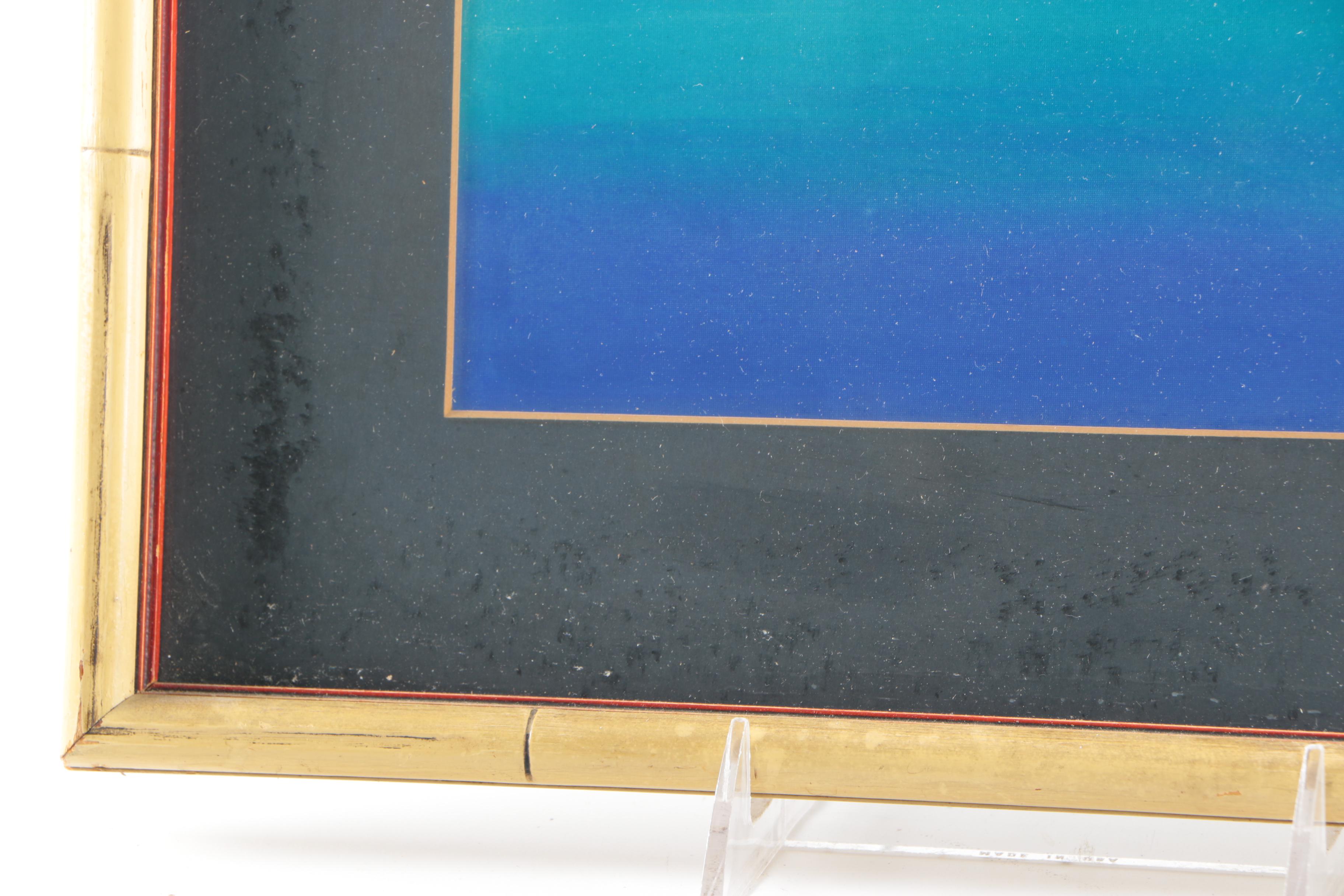 Vintage Japanese Gouache Painting on Silk