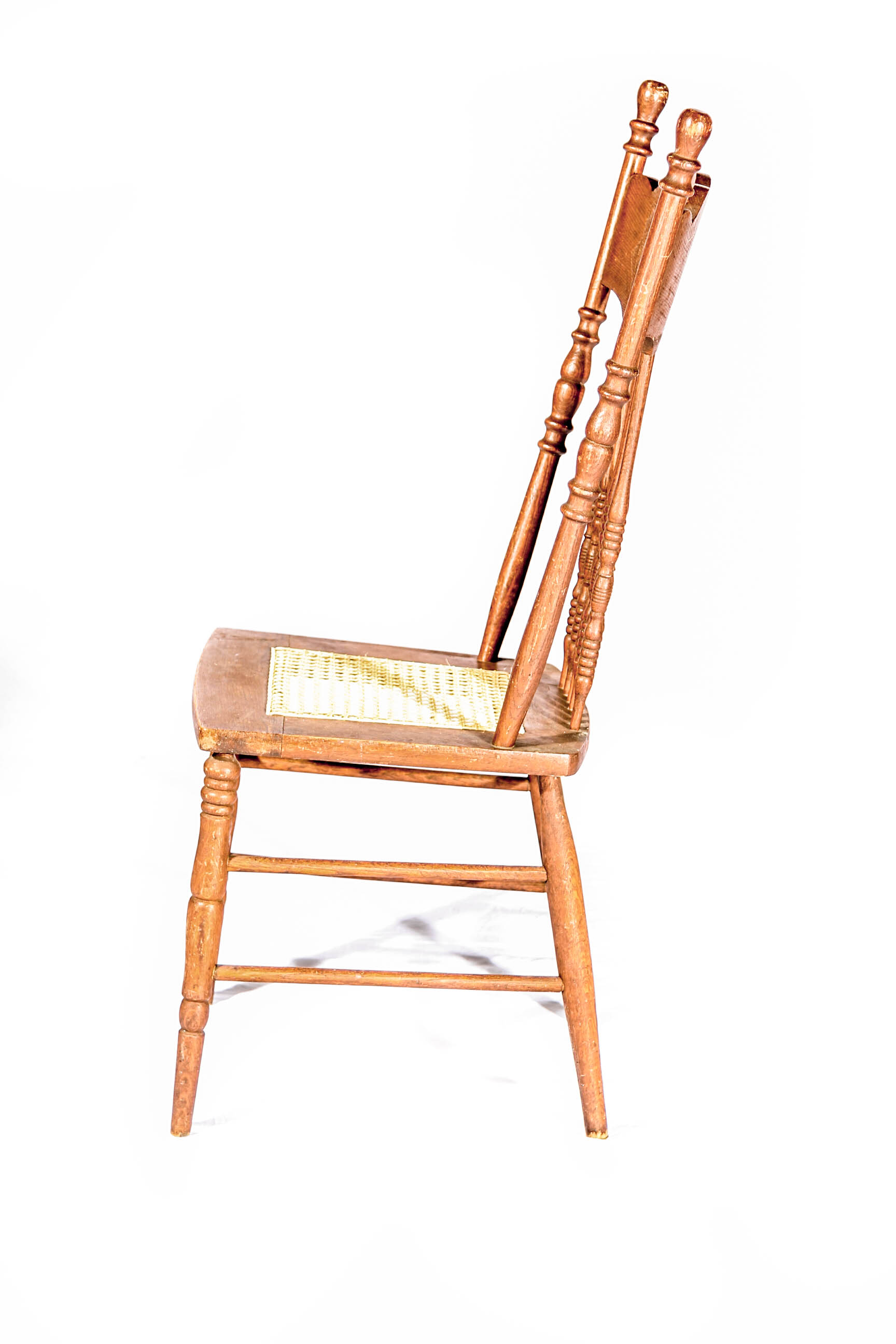 Collection of Mixed Wood Spindle Back Chairs