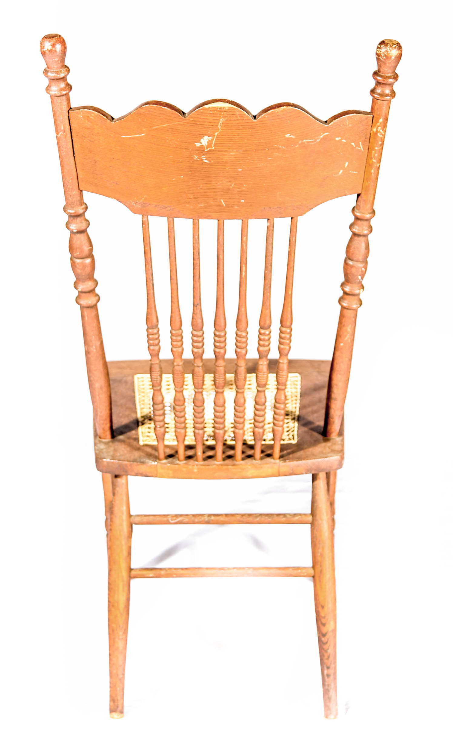 Collection of Mixed Wood Spindle Back Chairs