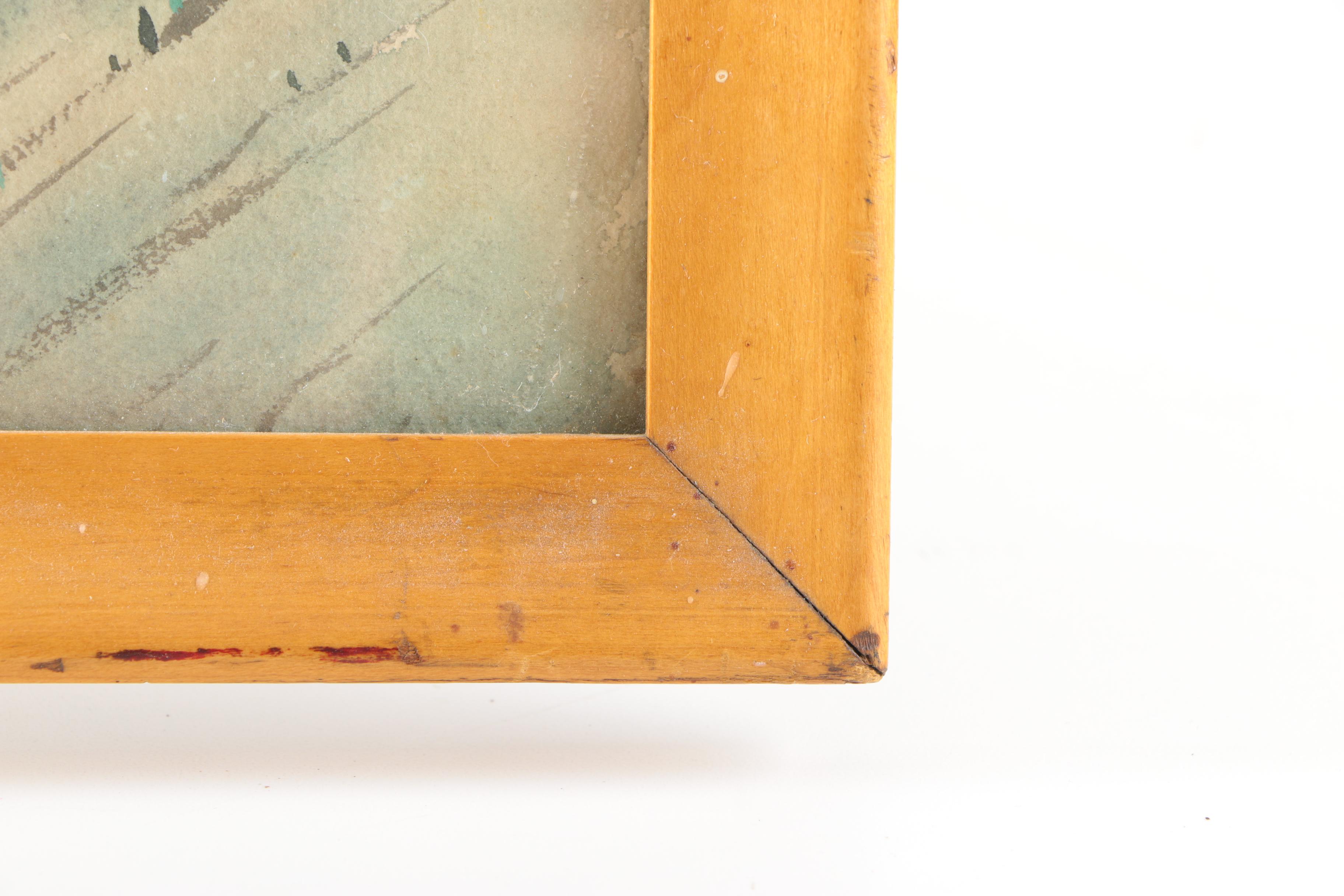 Chong Rwen Kao Watercolor Painting "Spring Along the River"