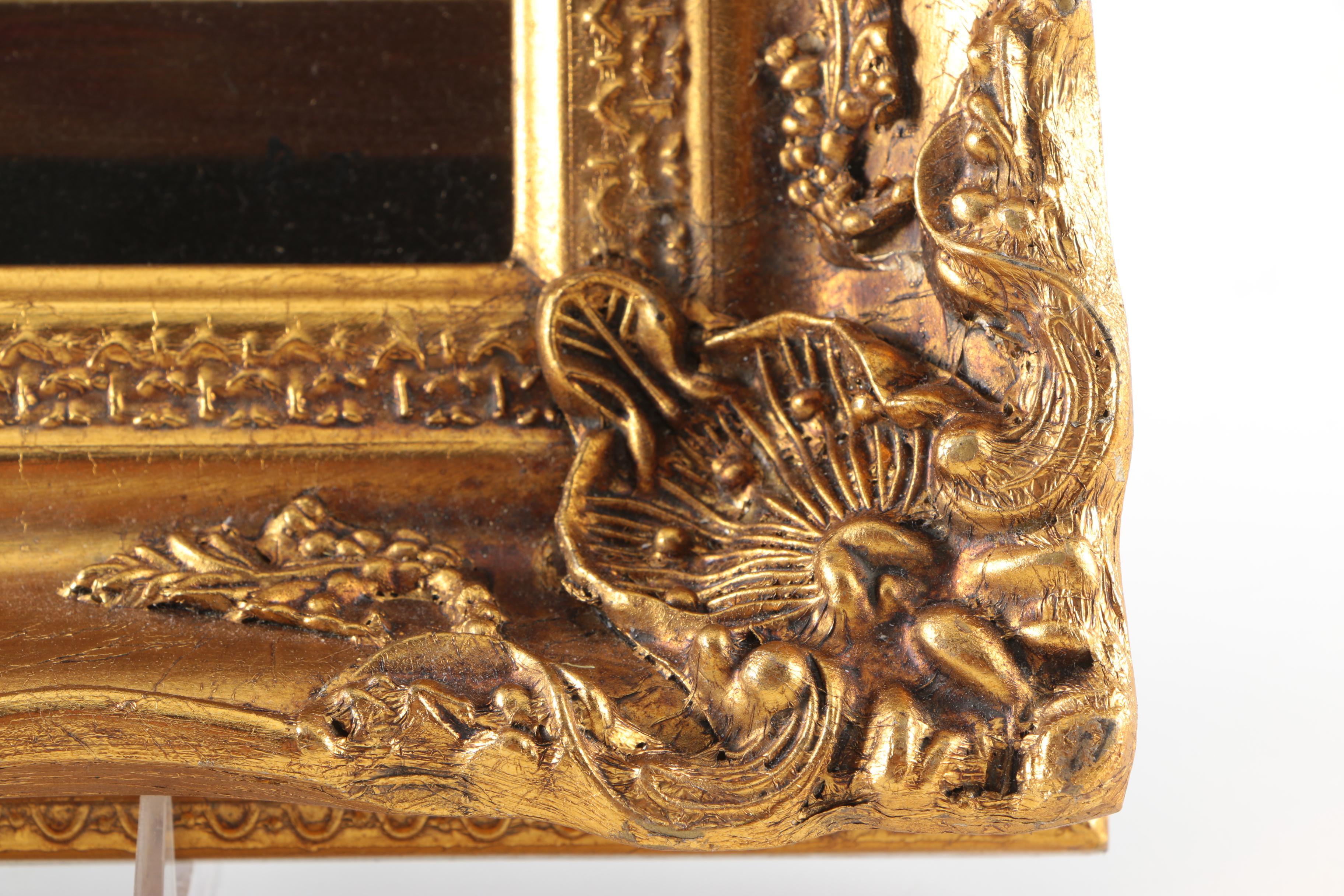 Framed Still Life Oil Painting on Wood Panel