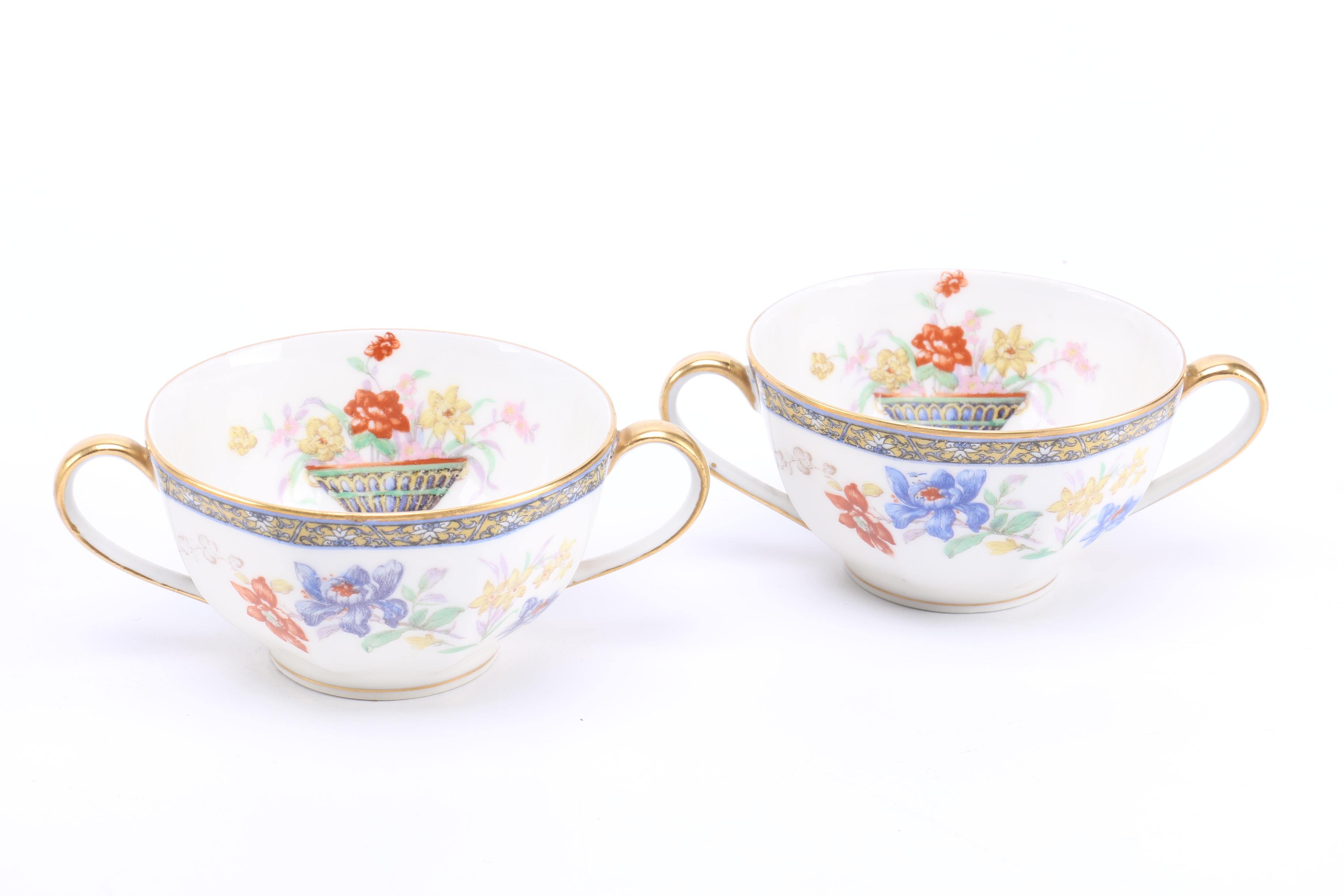 Wedgwood "Patrician" and Haviland Limoges Cups