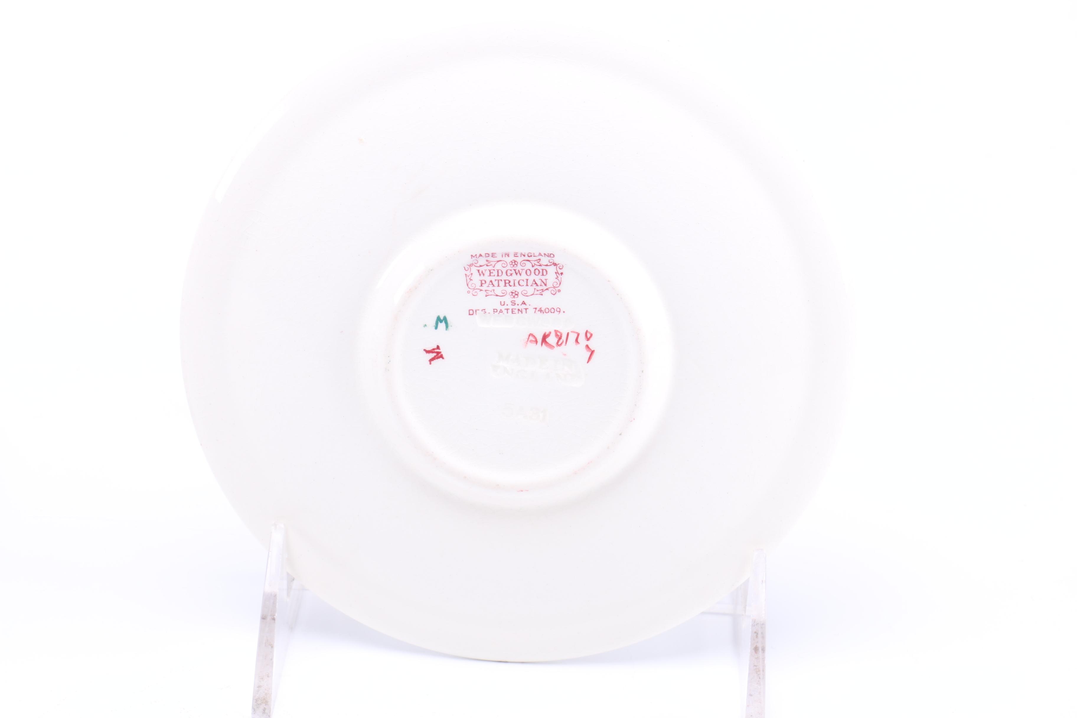 Wedgwood "Patrician" and Haviland Limoges Cups