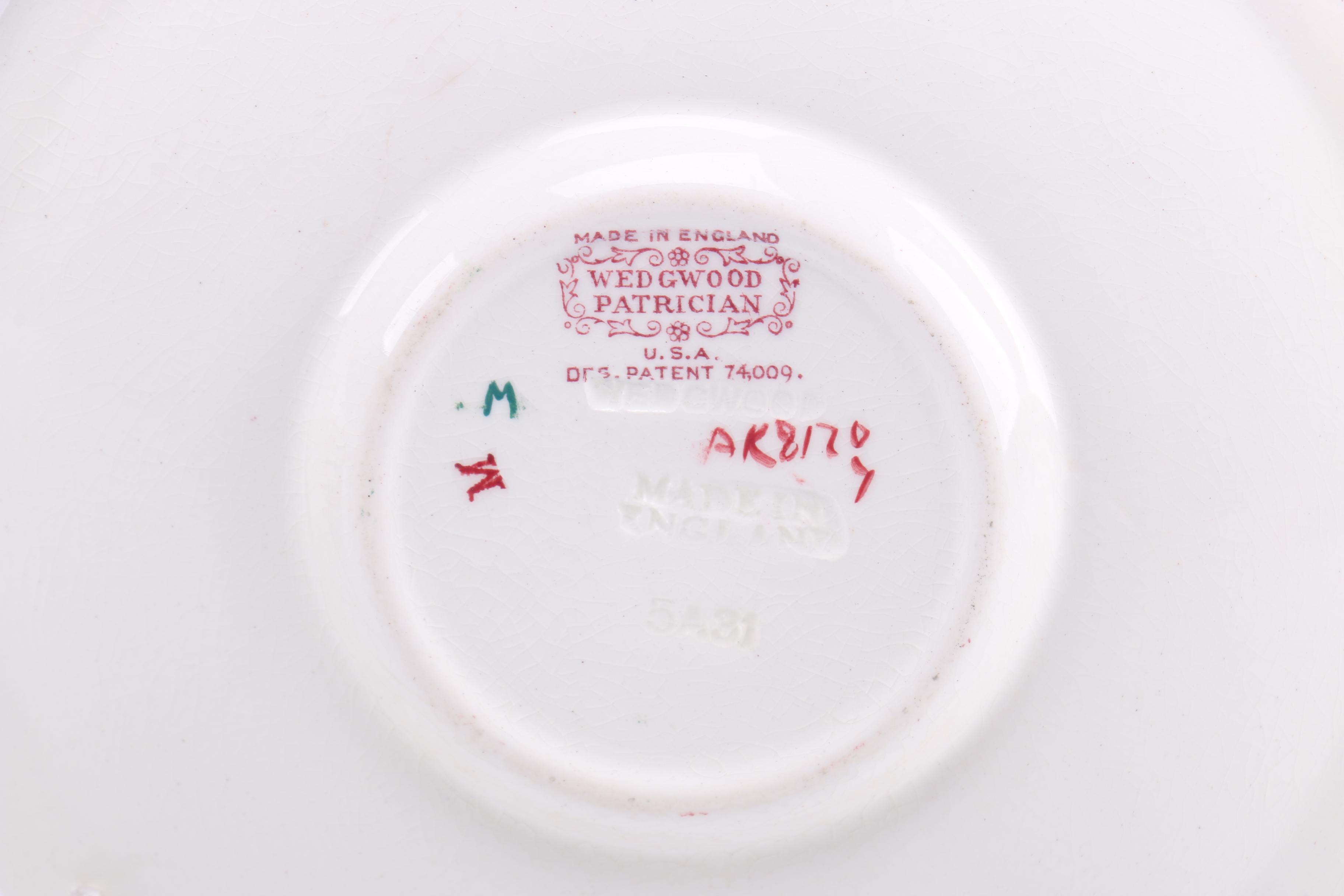 Wedgwood "Patrician" and Haviland Limoges Cups