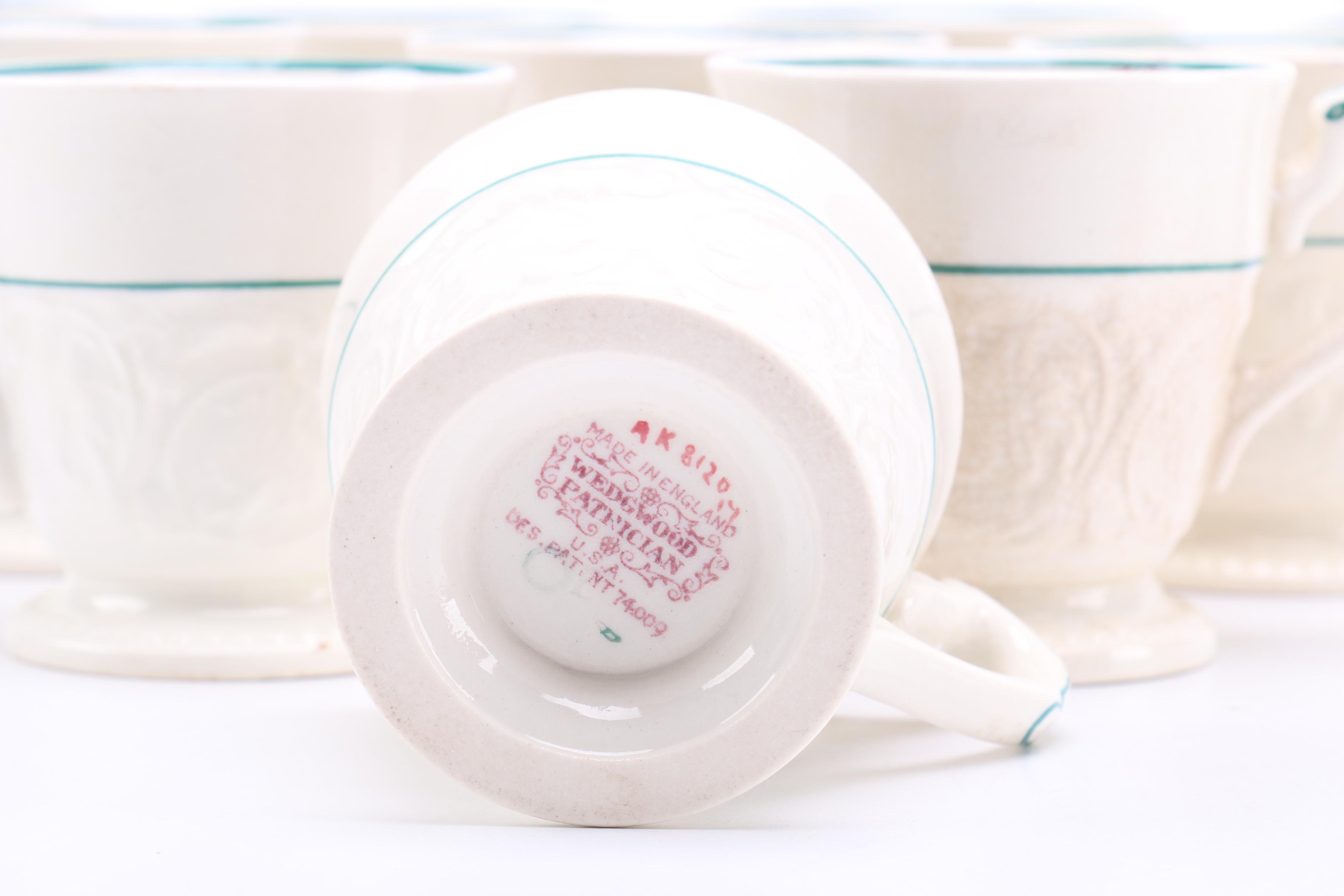 Wedgwood "Patrician" and Haviland Limoges Cups