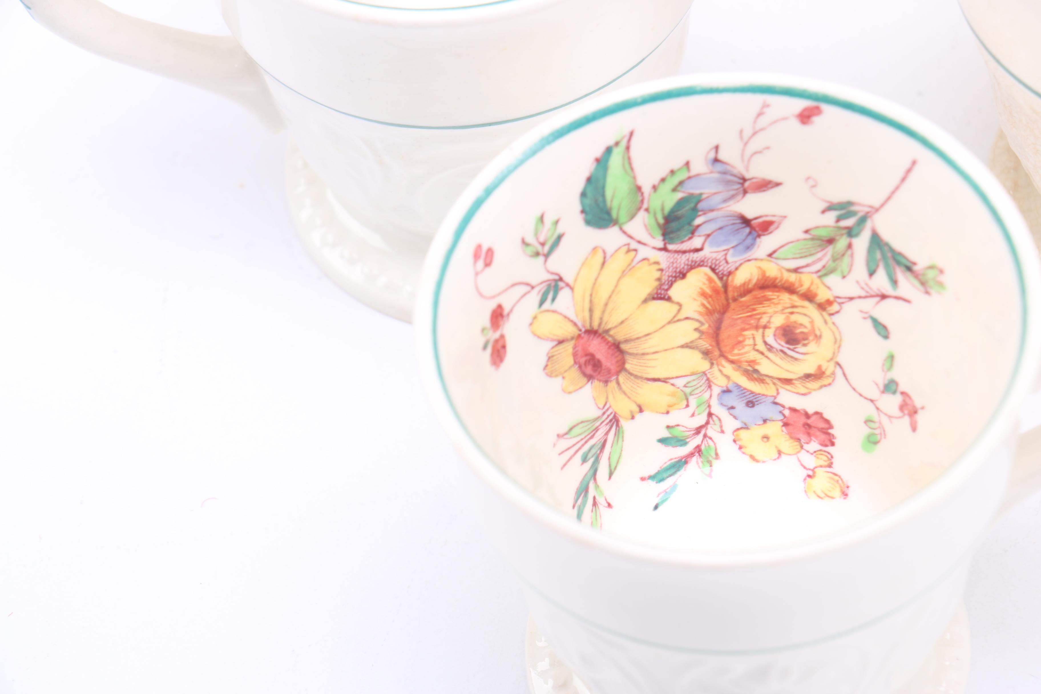 Wedgwood "Patrician" and Haviland Limoges Cups