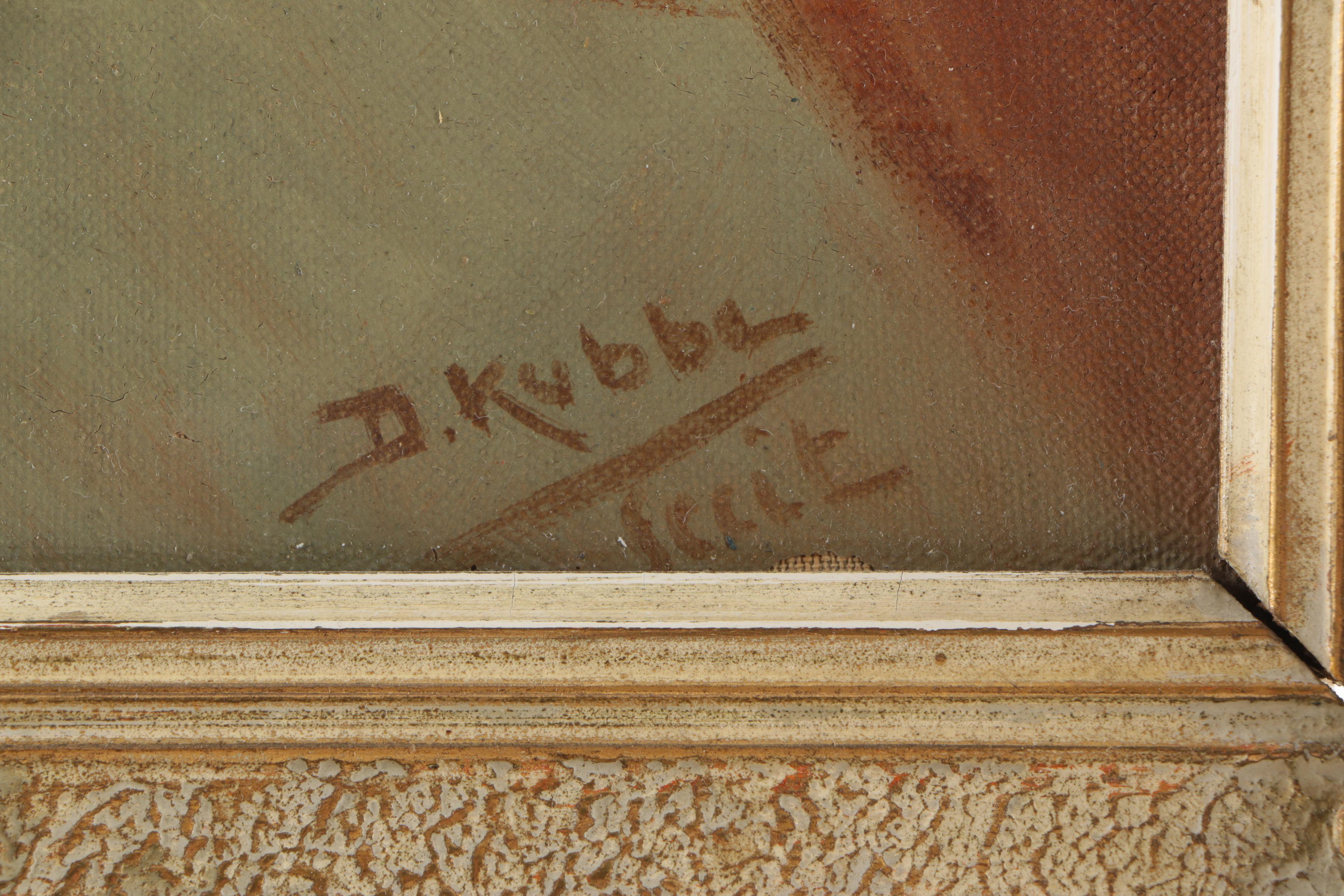 D. Kubba Original Oil Painting of a Horse