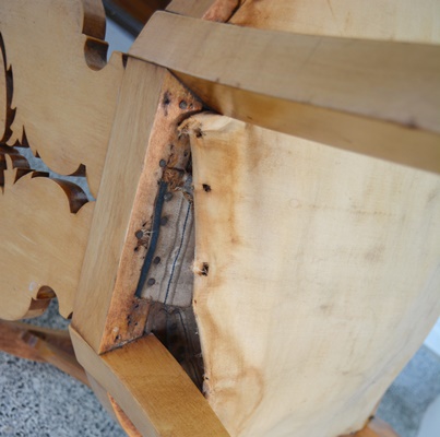 Vintage Maple Needlepoint Arm Chair