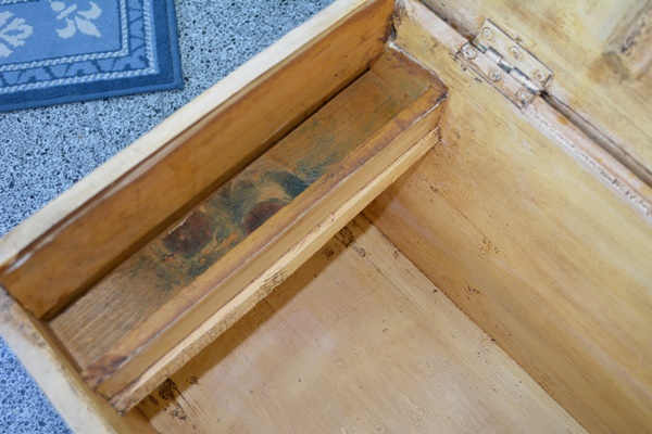 Folk Style Hand Painted Blanket Chest