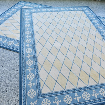 Two Shaw Industries Machine Made Area Rugs