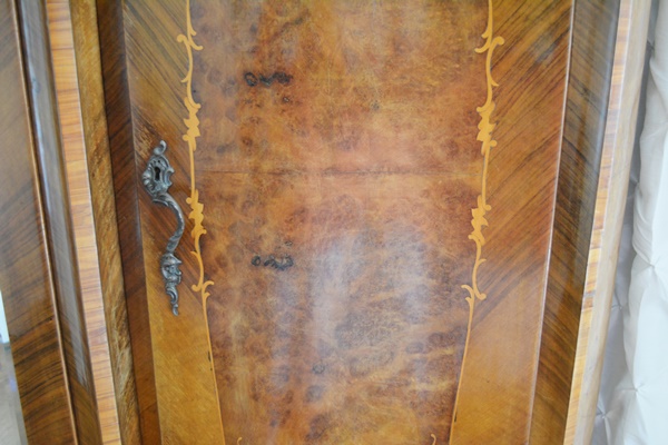 Antique Italian Louis XV Style Serpentine Wardrobe