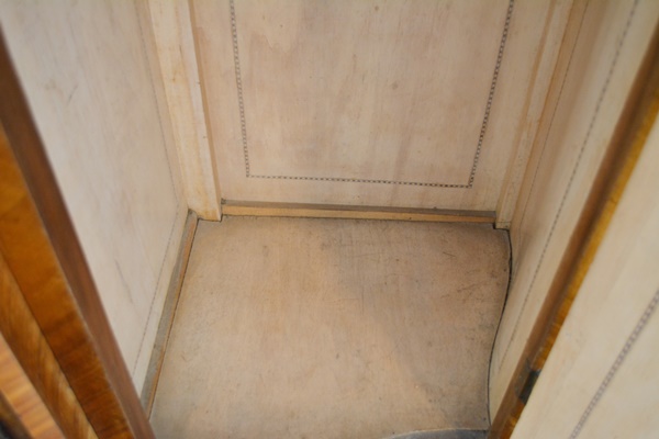 Antique Italian Louis XV Style Serpentine Wardrobe