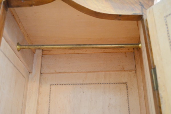 Antique Italian Louis XV Style Serpentine Wardrobe