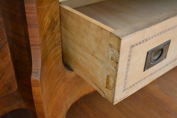 Antique Italian Louis XV Style Serpentine Wardrobe