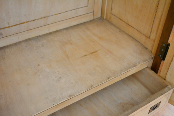 Antique Italian Louis XV Style Serpentine Wardrobe