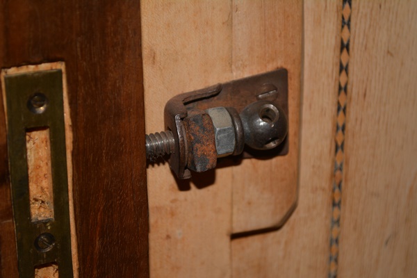 Antique Italian Louis XV Style Serpentine Wardrobe