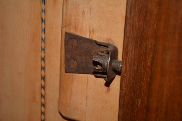 Antique Italian Louis XV Style Serpentine Wardrobe