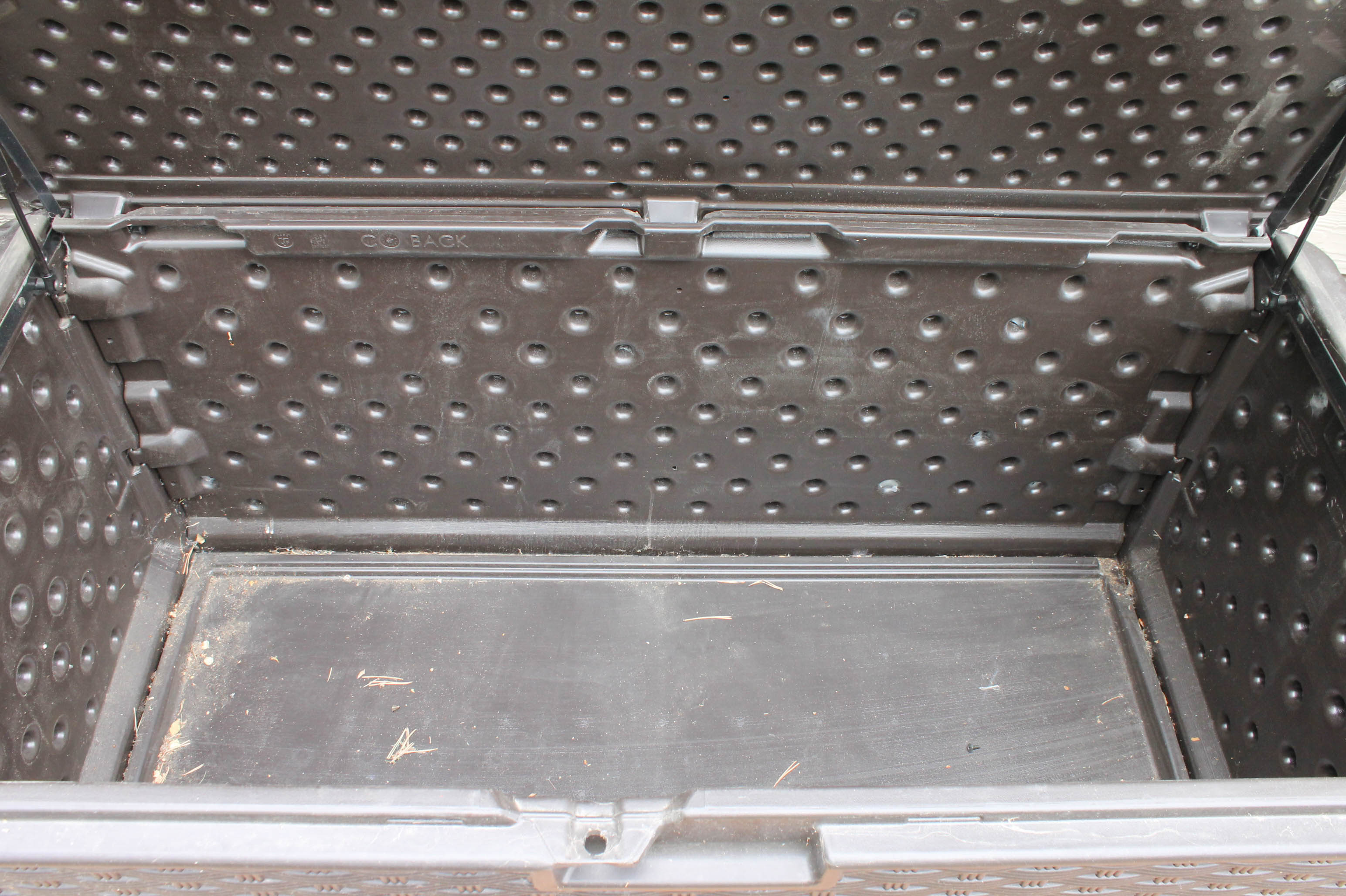 Pair of Suncast Large Outdoor Storage Bins