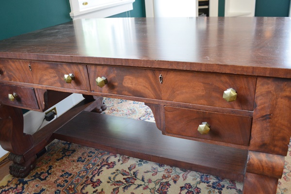 Antique Empire Style Partners' Desk