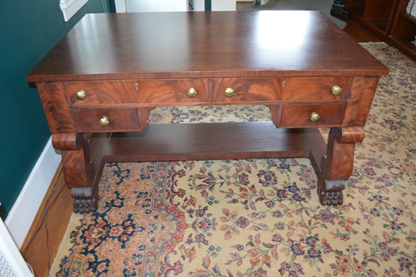 Antique Empire Style Partners' Desk