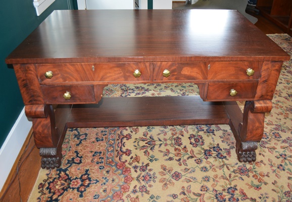 Antique Empire Style Partners' Desk