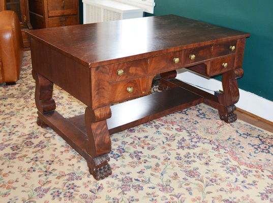Antique Empire Style Partners' Desk